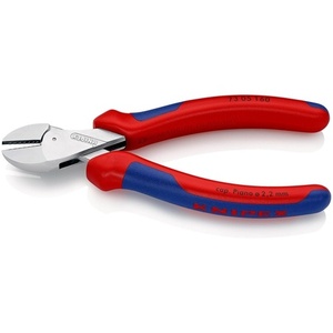 กรรไกรตัดด้านข้างขนาดกะทัดรัด X-Cut 160 มม. หัวชุบโครเมียม ด้ามจับหลายชิ้นส่วน กรรไกรและเครื่องตัด KNIPEX - Product Image 4