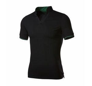 OEM Custom Logo Men's Polo Shirts <b>Short</b> <b>Sleeve</b> T-shirt Dress Shirt for Men 100% Cotton Stand <b>up</b> Collar Plus Size - Product Image 4