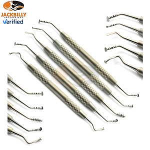 Kit de chirurgie implantaire dentaire en acier inoxydable de qualité supérieure avec applicateur de membrane champignon, porte-graft osseux et instruments de lifting du sinus - Product Image 2