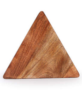 Plato triangular de madera de la mejor oferta con estampado de esmalte personalizado, platos de postre de café y aperitivos de resort, vajilla - Product Image 3