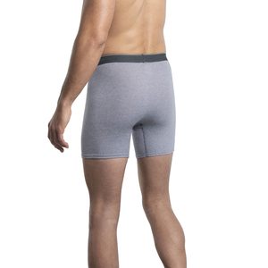 <b>Men's</b> Trendy 2025 Mid-Rise Cotton Boxer Shorts Breathable Knitted <b>Underwear</b> with Contrast Design Comfortable with Logo Waist - Product Image 5