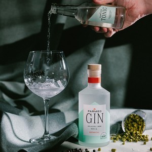 Coffret cadeau belge Floral Coriander Gin 50cl avec 4 Tonic 25cl Distillery Coffret cadeau de Noël Emballage personnalisé de haute qualité - Product Image 4