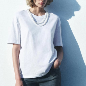 Camiseta de mujer de buena calidad nueva venta al por mayor Camiseta de manga corta de gran tamaño al por mayor camiseta de ropa informal - Product Image 4