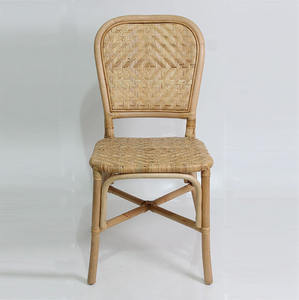 Silla de Jardín de Teca Pulida Natural para Patio Exterior, Cafetería, Resort, Villa y Comedor de Patio, Diseño Tejido a Mano, Ecológica y Duradera - Product Image 4