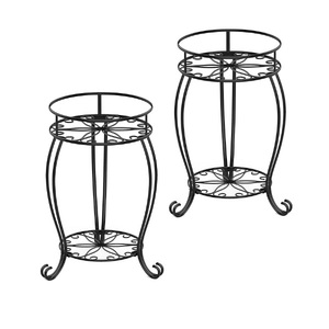 Attractive Design Round Shape Iron Plant <b>Stand</b> Flower <b>Pot</b> Plant <b>Stand</b> For Home Balcony Garden Backyard Decorative Plant <b>Stand</b> - Product Image 3