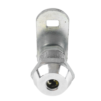 Serrure à came pour distributeur automatique et portes de cabinet, sécurité ANSI Grade 2, entraxe 18,5/23,5 mm, en alliage de zinc chromé, clés en alliage de zinc ABA