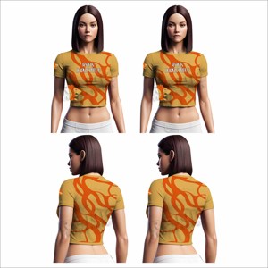 T-shirts courts pour femmes en matière durable de qualité supérieure, résistants, pour adultes, marque privée - Product Image 6
