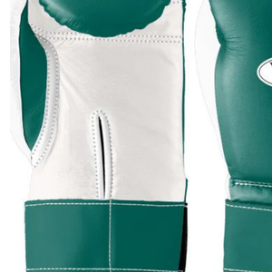Professional Green White <b>Leather</b> Boxing <b>Gloves</b> Velcro Wrist Training Sparring <b>Gloves</b> for Men and <b>Women</b> - Product Image 6