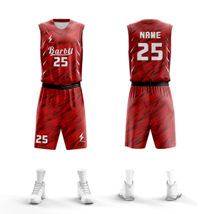 Jersey de baloncesto degradado 100% poliéster venta al por mayor personalizado su propio diseño estampado uniforme de baloncesto - Product Image 3