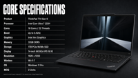 Tout neuf pour Lenovo ThinkPad T14 Al 2025 Inter Core Ultra7-155H/255H 32 Go de RAM 1 To de SSD 14 pouces Wi-Fi 7 Ordinateurs portables professionnels pour ingénieurs