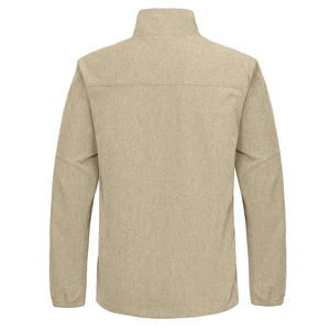 Custom Made Men's Outdoor <b>Canvas</b> Softshell <b>Jacket</b> Hooded Breathable Quick Dry Windproof OEM Service - Product Image 2