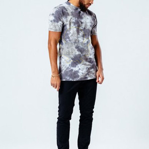 Recién llegado, camiseta de lavado ácido para hombre, duradera, de buena calidad, de poliéster, Color en blanco con nuevo diseño - Product Image 2