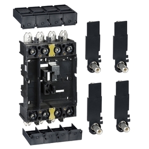 Kit plug-in Schneider Electric LV432541 ComPact NSX400/630 con modulo aggiuntivo Vigi per interruttori magnetotermici miniaturizzati a 4 poli - Product Image 1
