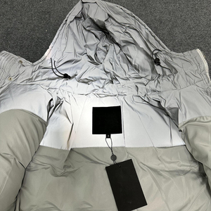 แจ็กเก็ตขนเป็ดสำหรับผู้ชาย, แจ็คเก็ตขนเป็ดน้ำหนักเบามีฮู้ดคอปกตั้ง - Product Image 3