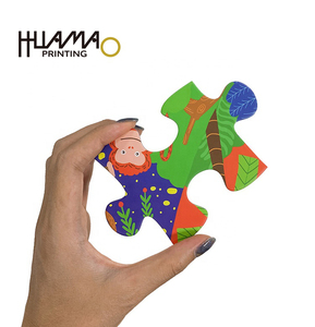 Rompecabezas de Animales con Formas Irregulares de Huamao, Juguete Educativo de Arte para Niños, Rompecabezas de Dinosaurio, Elefante, Panda, Juego en Caja de Regalo - Product Image 6