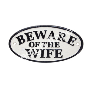 Beware Of The Dog General Sign Wall Decoration Customized Plated <b>And</b> <b>Plaque</b> Metal <b>Signs</b> By Design Impex - Product Image 4