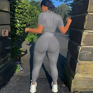 Conjunto de Yoga sin Costuras de 5 Piezas, Camisetas Deportivas, Top Corto, Sujetador Deportivo, Leggings, Ropa Deportiva Activa, Traje de Fitness, Conjunto de Yoga para Mujer - Product Image 5