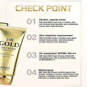 Anjo 24K vàng BB Kem SPF50 + PA +++ Hàn Quốc chăm sóc da vẻ đẹp pdrn Vegan OBM cho phụ nữ - Product Image 3