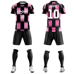 Haute Personnalisé Léger Polyester Enfants Maillots De Sport Ensemble Complet Football Formation Uniforme Sublimation Vêtements De Football - Product Image 2