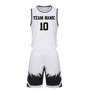ชุดเสื้อบาสเก็ตบอลและกางเกงขาสั้นทีมวิทยาลัยออกแบบได้ตามต้องการ - Product Image 1