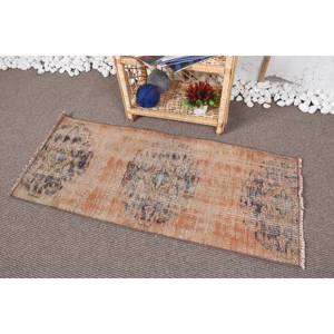 Alfombra de lana naranja y Beige, área grande, 9x12, diseño de retazos rectangulares rústicos para dormitorio, sala de estar, pasillo, Material PP con respaldo de látex - Product Image 3