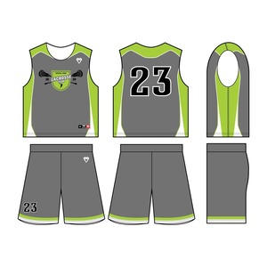 Pinnies y pantalones cortos reversibles de hockey personalizados sublimación impresa 100% poliéster transpirable OEM Logo colores personalizados Respuesta Rápida - Product Image 5