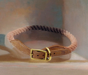 Collier en coton biologique durable pour chien ou chat, brun ombré - Product Image 1