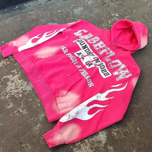 Survêtements vintage pour hommes, 2 pièces, délavés à l'acide, surdimensionnés, unisexe, séchage rapide, respirant, coton, broderie et logo personnalisé - Product Image 2