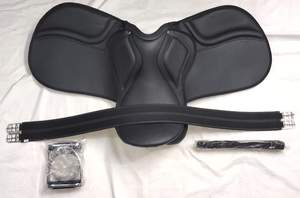 Selle anglaise la plus vendue, selle de saut synthétique, sangle en nylon, étrier en fer, étrier en nylon, cuir, fabricant direct - Product Image 3