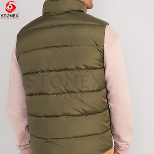 Top Trending Otoño e Invierno ligero acolchado abajo Puffer chaleco hombres cremallera Puffer chaleco hombres de peso medio Puffer chaleco - Product Image 4