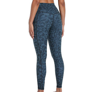 Custom Made Logo Impreso Fitness Wear Mujeres Leggings Transpirable Gimnasio Entrenamiento Mujeres Yoga Leggings - Product Image 2