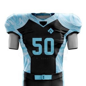 Top Selling American Football Uniform Lightweight and Comfortable Sports Wear with Breathable Short Sleeves Set Style - Product Image 3