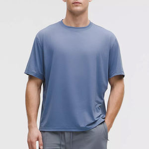 Camiseta de hombro caído para hombre recién llegada en MOQ bajo, producto de tendencia superior, Camiseta holgada de gran tamaño para hombre - Product Image 2