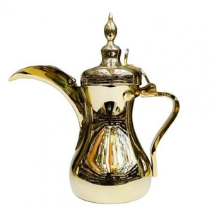 Brass Metal Coffee <b>Tea</b> <b>Pot</b> Dallah Customized Arabic Coffee Dallah <b>Sets</b> Coffee <b>Pot</b> Cawa Cups Base <b>Sets</b> Long Spout Dallah <b>Tea</b> <b>Pot</b> - Product Image 1