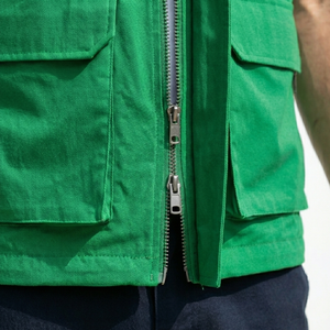 Chaleco Cortavientos Moderno de Diseño Personalizado para Hombre con Múltiples Bolsillos, Chaleco Cortavientos sin Mangas de Alta Calidad - Product Image 6