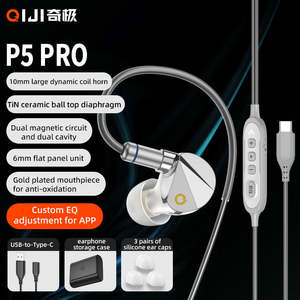 Audífonos Gamer con Cable, Conector Tipo-C, Sonido 3D con Bajos, Driver de Armadura Balanceada, Resistentes al Agua IPX-6, Música Disponible, Gran Venta - Product Image 5