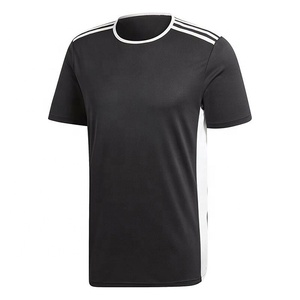 100% poliéster hombres media manga gimnasio deporte Fitness Camiseta cómoda elástica logotipo personalizado Jersey de talla grande transpirable - Product Image 4