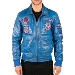 Veste de motard en cuir de mouton véritable pour homme, cuir véritable souple, vêtements décontractés tendance, vêtements d'extérieur pour l'hiver et l'automne - Product Image 2