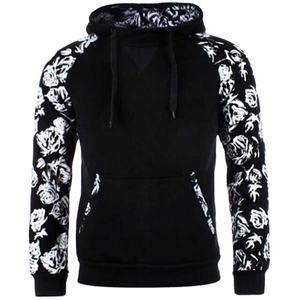 Sweat à capuche unisexe 100% coton imprimé surdimensionné avec logo brodé personnalisé Sweats à capuche délavés à l'acide pour hommes-Active Bottoms - Product Image 1