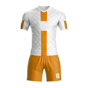 Uniforme de football drapeau à manches courtes personnalisé de haute qualité maillots de football américain en sergé avec impression par sublimation - Product Image 1