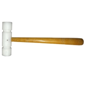 Martillo de nailon con cabeza blanca o rosa de 1 pulgada, herramientas para joyería - Product Image 1