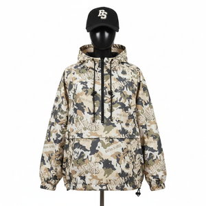 <b>Women</b> <b>Lightweight</b> Windbreaker <b>Jacket</b> Polyester Fabric Print Front Panel Custom Heat Transfer Logo Windbreaker <b>Jacket</b> For <b>Women</b> - Product Image 6