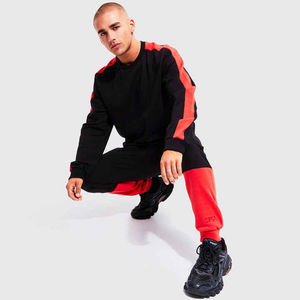 Ensemble de survêtement à manches longues pour hommes vente chaude costume d'hiver pour hommes mode décontractée dernière conception combinaison à col rond - Product Image 1