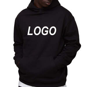 Sudadera con capucha de gran tamaño con estampado personalizado bordado de otoño unisex, sudadera holgada de lana de algodón para ropa de calle - Product Image 2