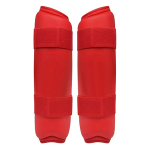Espinilleras ajustables recién llegadas, espinilleras de boxeo, nuevo modelo de cuero, personalizadas, diferentes colores, espinilleras - Product Image 2
