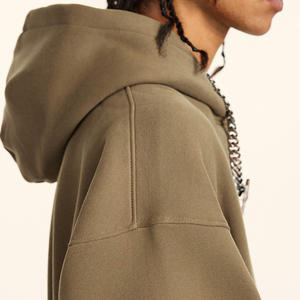 Sudadera con Capucha de Alta Calidad, 100% Algodón, con Logotipo Personalizado, Gruesa, Deportiva, Estilo Urbano, Vintage, Corte Cuadrado, Unisex para Hombre - Product Image 4