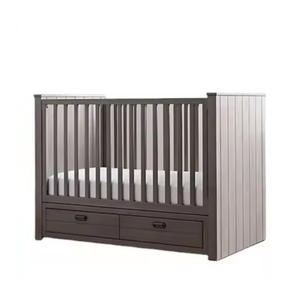 Modern Simple Wood Kid's Bed <b>Baby</b> <b>Box</b> High Quality Bedroom Furniture for <b>Babies</b> and Kids - Product Image 2