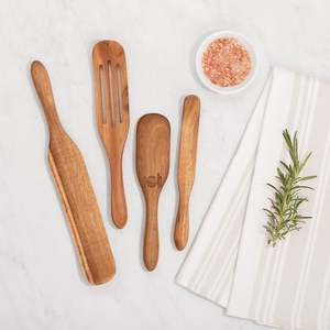 Espátula de madera de suministro de fábrica, herramientas de cocina de madera útiles, espátulas naturales para diversas necesidades de cocina - Product Image 5