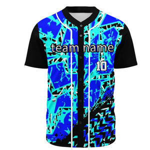 Maillot de baseball personnalisé pour hommes, vêtements de sport par sublimation avec option de taille plus, maillot de baseball plus coloré, prix raisonnable - Product Image 5