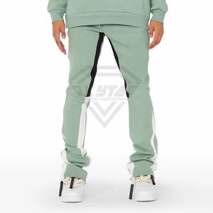Customized Logo Printing Men Flared Tracksuits Best Manufacturer Streetwear Acid <b>Wash</b> Flare Tracksuits for <b>Boys</b> - Product Image 6